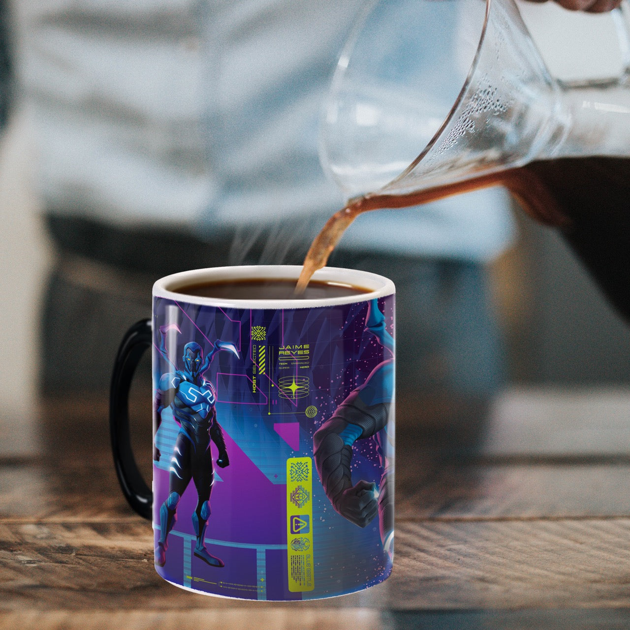 Blue Beetle (Tech Hero) 11 oz Morphing Mugs®  Heat- Sensitive Mug MMUG1554